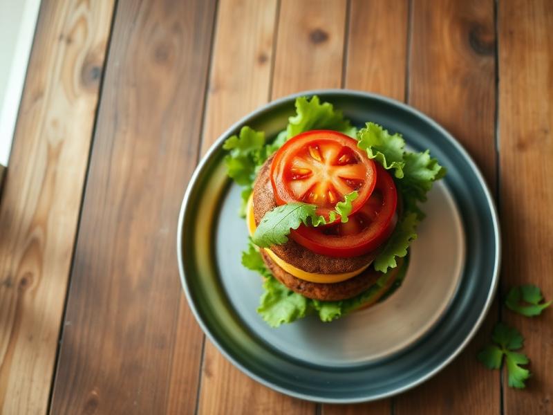 Burger party combo plate
